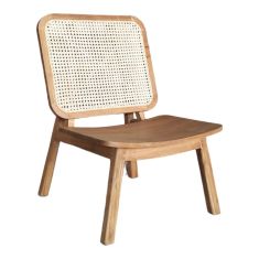 Πολυθρόνα Viborg pakoworld φυσικό teak ξύλο-φυσικό rattan 60x75x87εκ |  Πολυθρόνες σαλονιού στο espiti