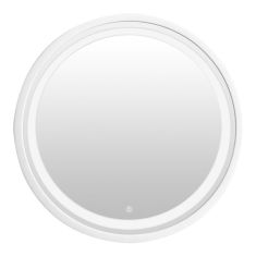 Καθρέπτης Led Goslyn Inart σε λευκή απόχρωση Φ55.4x4.5εκ |  Καθρέπτες Μπάνιου στο espiti