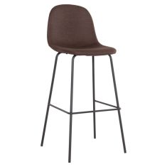 ΣΚΑΜΠΟ ΜΠΑΡ VINCENT HM8579.23 ΚΑΦΕ ΥΦΑΣΜΑ-ΜΑΥΡΟΣ ΜΕΤΑΛΛΙΚΟΣ ΣΚΕΛΕΤΟΣ 47x46x104Υεκ. |  Σκαμπώ μπαρ στο espiti