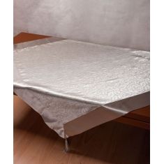 Σατέν καρέ 2009 λουλούδι (80cm x 80cm) γκρί 5206978017124 SilkFashion |  Τραπεζομάντηλα στο espiti