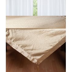 Σατέν τραπεζοκαρέ 2009 λουλούδι (130cm x 130cm) χρυσό 5206978165542 SilkFashion |  Τραπεζομάντηλα στο espiti