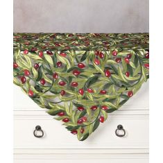 Καρέ 2352 (85cm x 85cm) κόκκινη ελιά 5206978016943 SilkFashion |  Τραπεζομάντηλα στο espiti