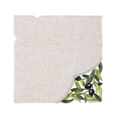 Πετσέτα φαγητού 2353 (45cm x 45cm) μαύρη ελιά  5206978163845 SilkFashion |  Τραπεζομάντηλα στο espiti