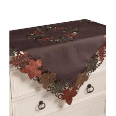 Τραβέρσα 19612 (38cm x 172cm) καφέ 5206978166242 SilkFashion |  Τραπεζομάντηλα στο espiti