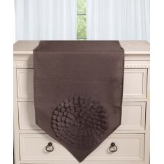 Τραβέρσα 538 (45cm x 170cm) καφέ 5206978166389 SilkFashion |  Τραπεζομάντηλα στο espiti