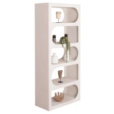 ΒΙΒΛΙΟΘΗΚΗ ΣΕΙΡΑ SANTORINI HM18062 MDF ΣΕ ΥΠΟΛΕΥΚΟ ΧΡΩΜΑ 80x38x180Yεκ. |  Βιτρίνες - Έπιπλα εισόδου στο espiti
