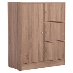 ΝΤΟΥΛΑΠΙ ΜΕ 4 ΑΠΟΘ.ΧΩΡΟΥΣ MATIN HM2479.02 SONAMA OAK ΜΕΛΑΜΙΝΗ 80x39,5x99,5Υεκ. |  Ντουλάπες ρούχων στο espiti