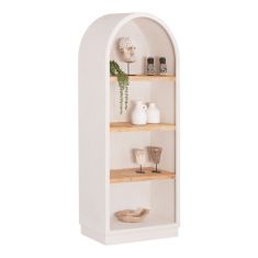 ΡΑΦΙΕΡΑ ΣΕΙΡΑ SANTORINI HM18044 MDF ΥΠΟΛΕΥΚΟ-ΡΑΦΙΑ ΞΥΛΟ ΕΛΑΤΟΥ ΦΥΣΙΚΟ 80x38x188,5Υεκ. |  Βιτρίνες - Έπιπλα εισόδου στο espiti