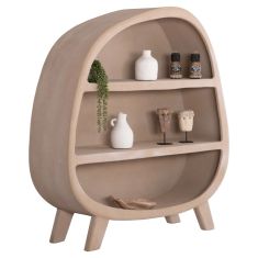 ΡΑΦΙΕΡΑ ΣΕΙΡΑ SANTORINI HM18060.02 MDF ΣΕ ΚΑΦΕ ΧΡΩΜΑ 120x38x133Υεκ. |  Βιτρίνες - Έπιπλα εισόδου στο espiti