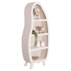ΡΑΦΙΕΡΑ ΣΕΙΡΑ SANTORINI HM18067 MDF ΣΕ ΥΠΟΛΕΥΚΟ ΧΡΩΜΑ 80x38x196Υεκ. |  Βιτρίνες - Έπιπλα εισόδου στο espiti