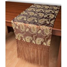 Σατέν τραβέρσα 1028 (50cm x 210cm) καφέ   5206978167010 SilkFashion |  Τραπεζομάντηλα στο espiti