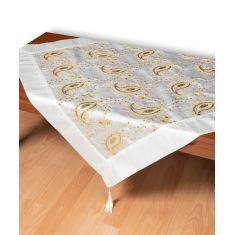 Σατέν καρέ 1028 (85cm x 85cm) λευκό   5206978017674 SilkFashion |  Τραπεζομάντηλα στο espiti