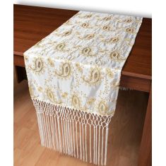 Σατέν τραβέρσα 1028 (50cm x 210cm) λευκό   5206978167034 SilkFashion |  Τραπεζομάντηλα στο espiti