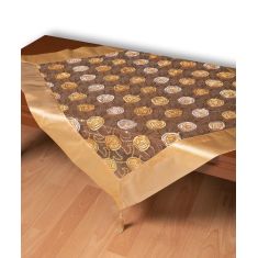 Τούλινο τραπεζοκαρέ 264-17 (130cm x 130cm) χρυσό  5206978166808 SilkFashion |  Τραπεζομάντηλα στο espiti