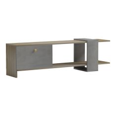 Έπιπλο τηλεόρασης Standi pakoworld σε sonoma-γκρι cement απόχρωση 120x25x36.8εκ |  Έπιπλα τηλεόρασης στο espiti