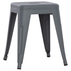 ΣΚΑΜΠΟ ΜΕΤΑΛΛΙΚΟ MELITA HM0096.50 ΣΕ ΓΚΡΙ ΜΑΤ ΧΡΩΜΑ 37x37x45Υεκ. |  Σκαμπώ στο espiti