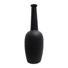 ΕΠΙΤΡΑΠΕΖΙΟ ΚΕΡΑΜΙΚΟ ΔΙΑΚΟΣΜΗΤΙΚΟ ELENDIL HM4592.02 ΜΑΥΡΟ ΜΑΤ Φ10x30Υεκ |  Επιπλα στο espiti
