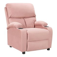 Πολυθρόνα relax με ποτηροθήκη Gartia pakoworld βελούδο σε απόχρωση σάπιο μήλο 79x94x102εκ |  Πολυθρόνες σαλονιού στο espiti