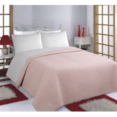 ΚΟΥΒΕΡΛΙ σετ (170cm x 240cm) BONES pink/grey 5206978074578 SilkFashion |  Κουβερλί Υπέρδιπλα στο espiti