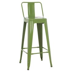 ΣΚΑΜΠΟ BAR ME ΠΛΑΤΗ ΜΕΤΑΛΛΙΚΟ MELITA-PRO HM8643.53 LIGHT OLIVE GREEN 42x42x100Υεκ. |  Σκαμπώ μπαρ στο espiti
