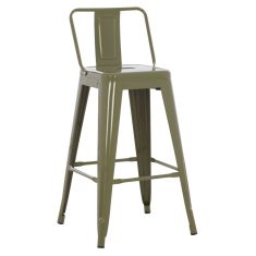 ΣΚΑΜΠΟ ΜΠΑΡ ΜΕΣΑΙΟΥ ΥΨΟΥΣ ΜΕΤΑΛΛΙΚΟ MELITA-PRO HM8574.43 DARK OLIVE GREEN 43x43x88Υεκ. |  Σκαμπώ μπαρ στο espiti