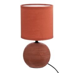 Επιτραπέζιο φωτιστικό PWL-1210 pakoworld Ε14 κεραμικό σε terracotta απόχρωση Φ13x25εκ |  Επιτραπέζια στο espiti
