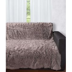 Διακοσμητικό μαλλιαρό ριχτάρι 5336 (145cm x 195cm) ποντικί 5206978075179 SilkFashion |  Ριχτάρια στο espiti