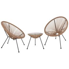 ΣΕΤ ΕΞΩΤΕΡΙΚΟΥ ΧΩΡΟΥ 3ΤΜΧ ACAPULCO HM21100 TWISTED WICKER-ΜΕΤΑΛΛΟ |  Σαλόνια κήπου στο espiti