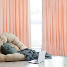 DAS HOME ΚΟΥΡΤΙΝΑ 450Χ270 ΜΕ ΤΡΕΣΑ 2194 ΣΟΜΟΝ |  Ετοιμες κουρτίνες με σχέδιο στο espiti