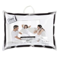 DAS HOME ΜΑΞΙΛΑΡΙ 50Χ70 HAPPY 1025 WHITE |  Μαξιλάρια Υπνου στο espiti