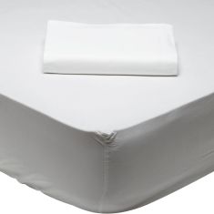 DAS HOME 1001 ΣΕΝΤΟΝΙ ΥΠΕΡΔΙΠΛΟ ΜΕ ΛΑΣΤΙΧΟ ARTIC WHITE ARTIC WHITE |  Μονόχρωμα Υπέρδιπλα στο espiti