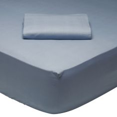 DAS HOME 1006 ΣΕΝΤΟΝΙ ΥΠΕΡΔΙΠΛΟ ΜΕ ΛΑΣΤΙΧΟ DUSTY BLUE DUSTY BLUE |  Μονόχρωμα Υπέρδιπλα στο espiti