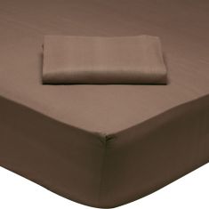 DAS HOME 1004 ΣΕΝΤΟΝΙ ΜΟΝΟ ΜΕ ΛΑΣΤΙΧΟ COFFEE BROWN COFFEE BROWN |  Μονόχρωμα Μονά στο espiti