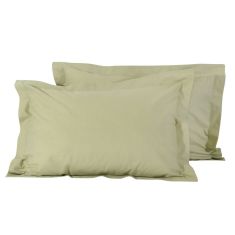 DAS HOME 1016 ΖΕΥΓΟΣ ΜΑΞΙΛΑΡΟΘΗΚΕΣ GREEN OLIVE GREEN OLIVE |  Μαξιλαροθήκες Απλές στο espiti