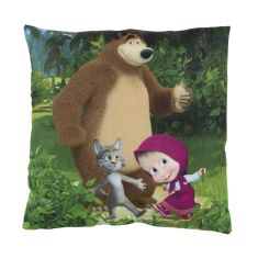 MASHA AND THE BEAR 5510 ΜΑΞΙΛΑΡΙ ΦΙΓΟΥΡΑΣ 40Χ40 ΜΠΛΕ |  Παιδικά διακοσμητικά μαξιλάρια στο espiti