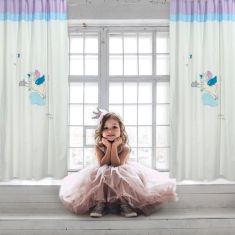 DAS BABY 6463 ΚΟΥΡΤΙΝΑ-ΚΡΙΚΟΥΣ 140Χ260 ΚΡΕΜ, ΡΟΖ |  Ετοιμες παιδικές κουρτίνες στο espiti