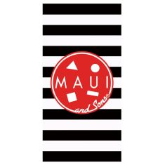 MAUI 5829 ΠΕΤΣΕΤΑ ΘΑΛΑΣΣΗΣ 75Χ150 ΚΟΚΚΙΝΟ, ΜΑΥΡΟ |  Πετσέτες Θαλάσσης στο espiti