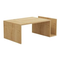 Τραπέζι σαλονιού Poko pakoworld σε oak απόχρωση 86.8x50x32,4εκ |  Τραπεζάκια σαλονιού στο espiti
