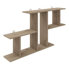 Ραφιέρα τοίχου Vertoura pakoworld σε oak απόχρωση 116x18.5x60cm |  Ραφιέρες τοίχου στο espiti
