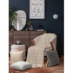 Ριχτάρι HERHALING BEIGE Βαμβάκι 190 x 250 εκ. MADI |  Ριχτάρια στο espiti