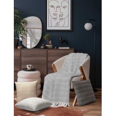 Ριχτάρι HERHALING GREY Βαμβάκι 190 x 250 εκ. MADI |  Ριχτάρια στο espiti