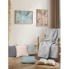 Ριχτάρι VORM GREY Βαμβάκι 180 x 190 εκ. MADI |  Ριχτάρια στο espiti