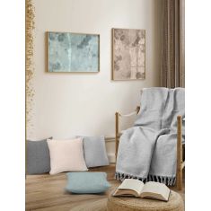 Ριχτάρι VORM GREY Βαμβάκι 190 x 250 εκ. MADI |  Ριχτάρια στο espiti