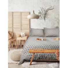 Σετ Παπλωματοθήκη BANDS P/COTTON 240 x 260 + 2 μαξιλαροθήκες 52 x 72 εκ. MADI |  Παπλωματοθήκες Υπέρδιπλες στο espiti