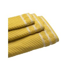 Πετσέτα HAZY YELLOW 100% Βαμβάκι Σετ πετσέτες 3 τεμαχίων (30 x 50 + 50 x 90 + 80 x 150 εκ.) MADI |  Πετσέτες Μπάνιου στο espiti
