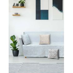 Ριχτάρι ROCOCO CYAN Βαμβάκι 170 x 300 εκ. MADI |  Ριχτάρια στο espiti