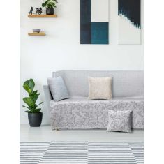 Ριχτάρι ROCOCO GREY Βαμβάκι 170 x 250 εκ. MADI |  Ριχτάρια στο espiti
