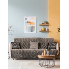 Ριχτάρι CANYON DARK GREY Βελούδο 180 x 340 εκ. MADI |  Ριχτάρια στο espiti