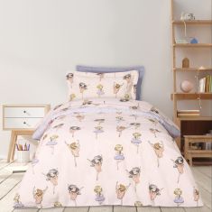 DAS KIDS ΣΕΤ ΠΑΠΛΩΜΑΤΟΘΗΚΗ ΜΟΝΗ 4913 LILAC, PINK |  Παπλωματοθήκες Παιδικές στο espiti