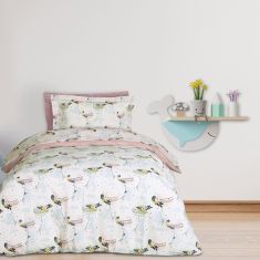 DAS KIDS ΣΕΤ ΠΑΠΛΩΜΑΤΟΘΗΚΗ ΜΟΝΗ 4915 LIGHT BLUE, MINT, PINK |  Παπλωματοθήκες Παιδικές στο espiti